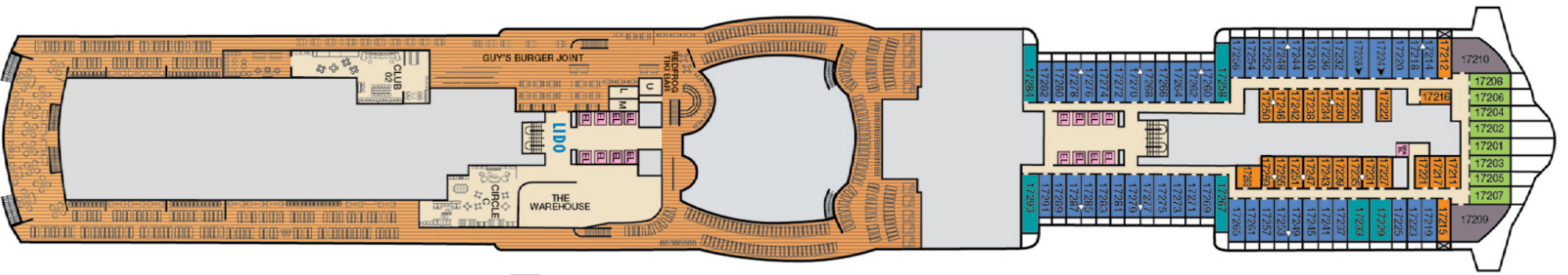 Deck 17 plan